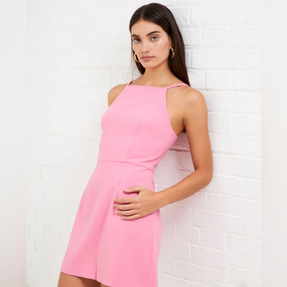French Connection Whisper Square Neck Strappy Dress